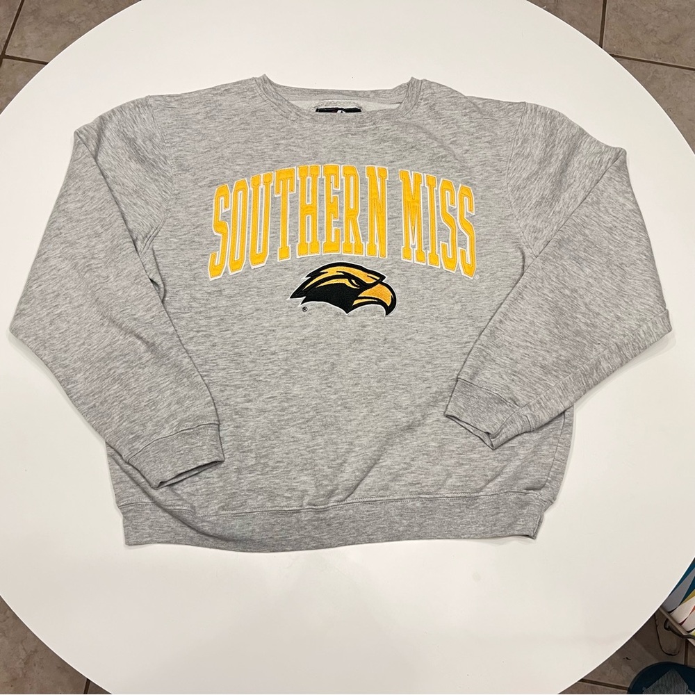 J. America Gray Southern Miss Sweatshirt